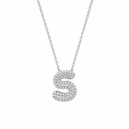 Domed Letter Necklace