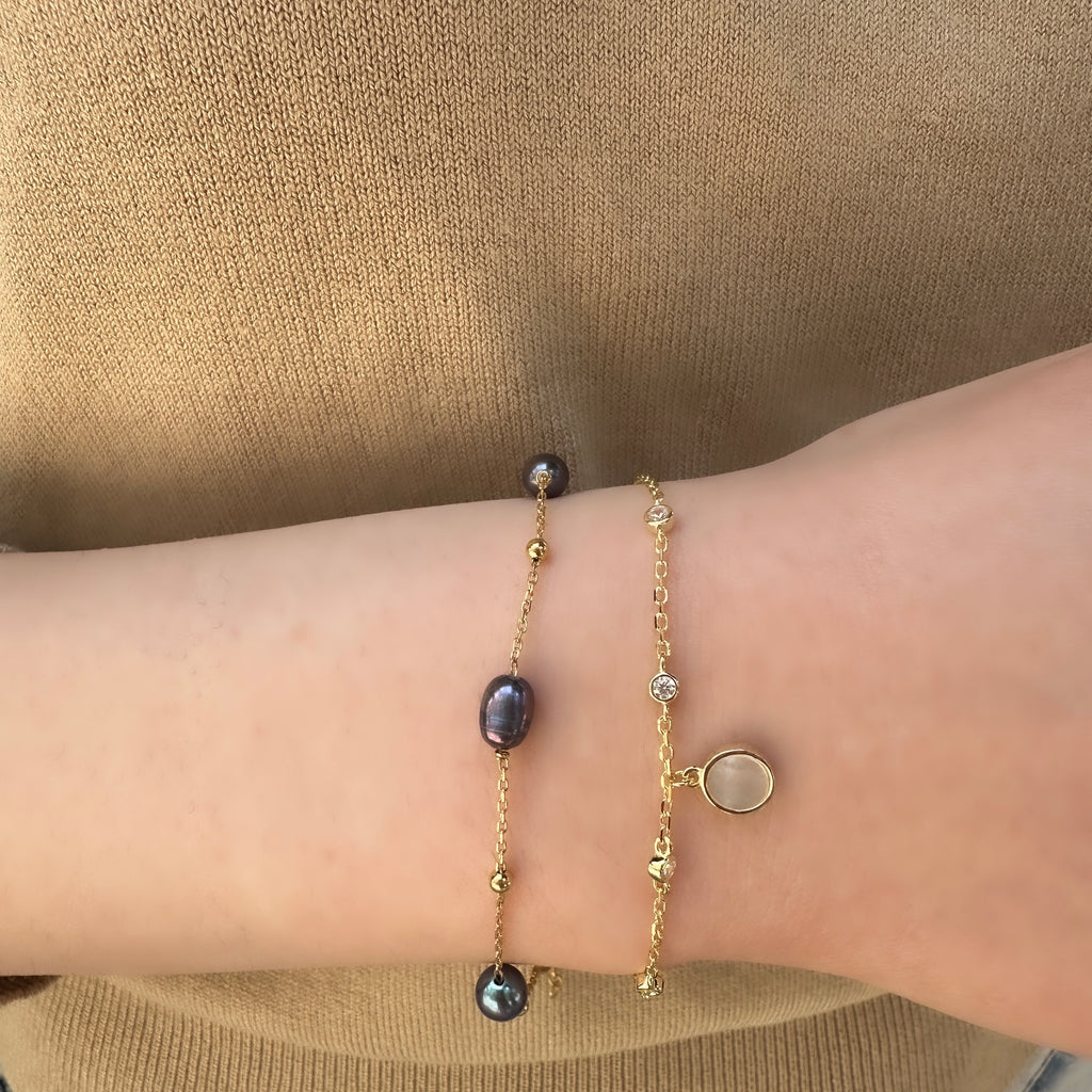Siyah İnci Bileklik