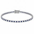 Zweieinhalb mm Armband mit Lapislazuli
