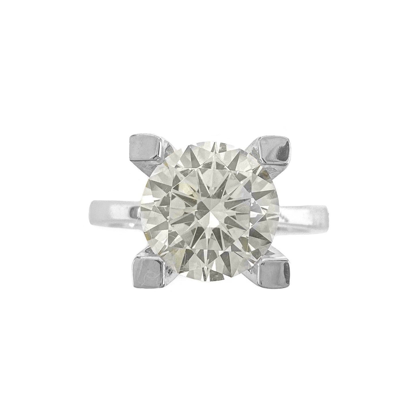 Three Carat Solitaire Ring