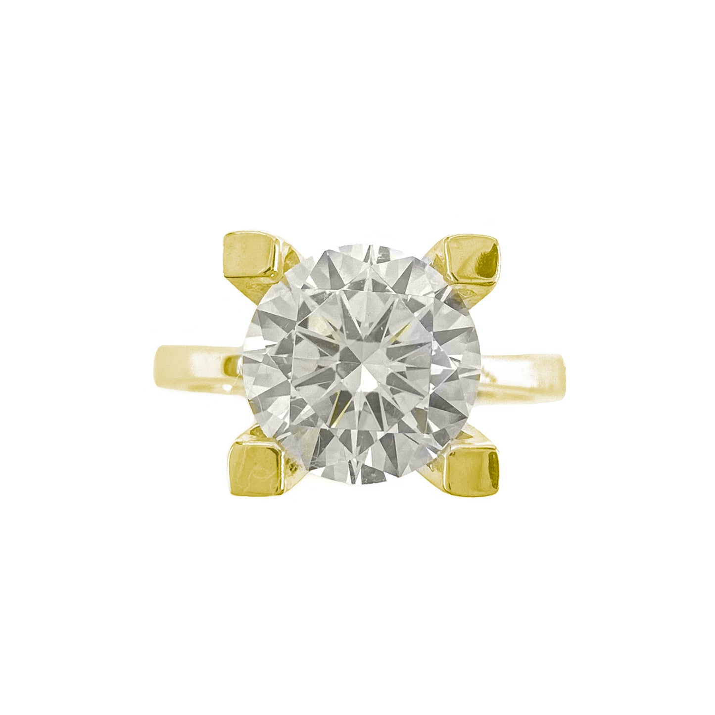 Three Carat Solitaire Ring