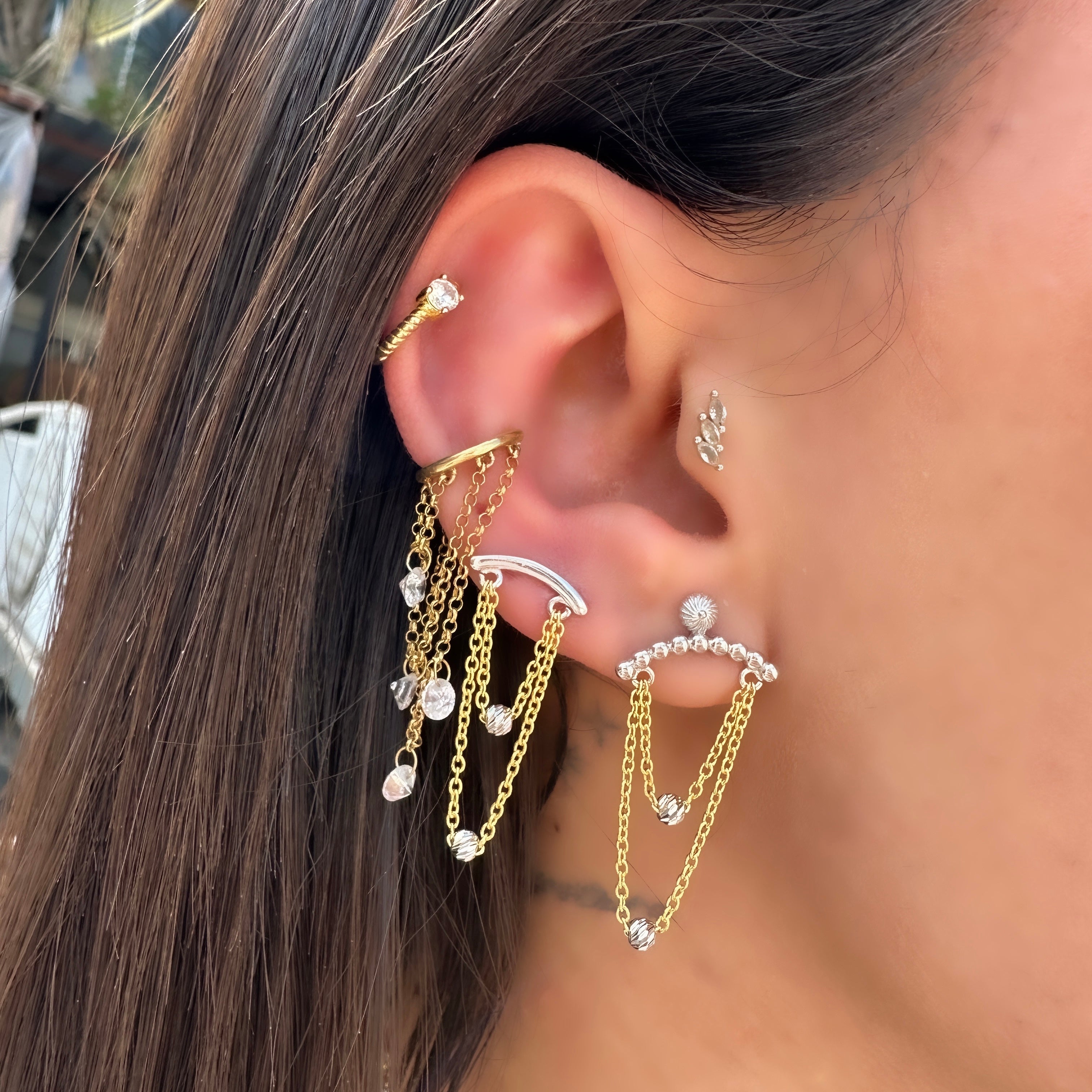 Serena Zincirli Küpe