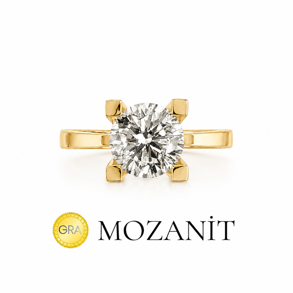 1.20 Carat Moissanite Solitaire Ring
