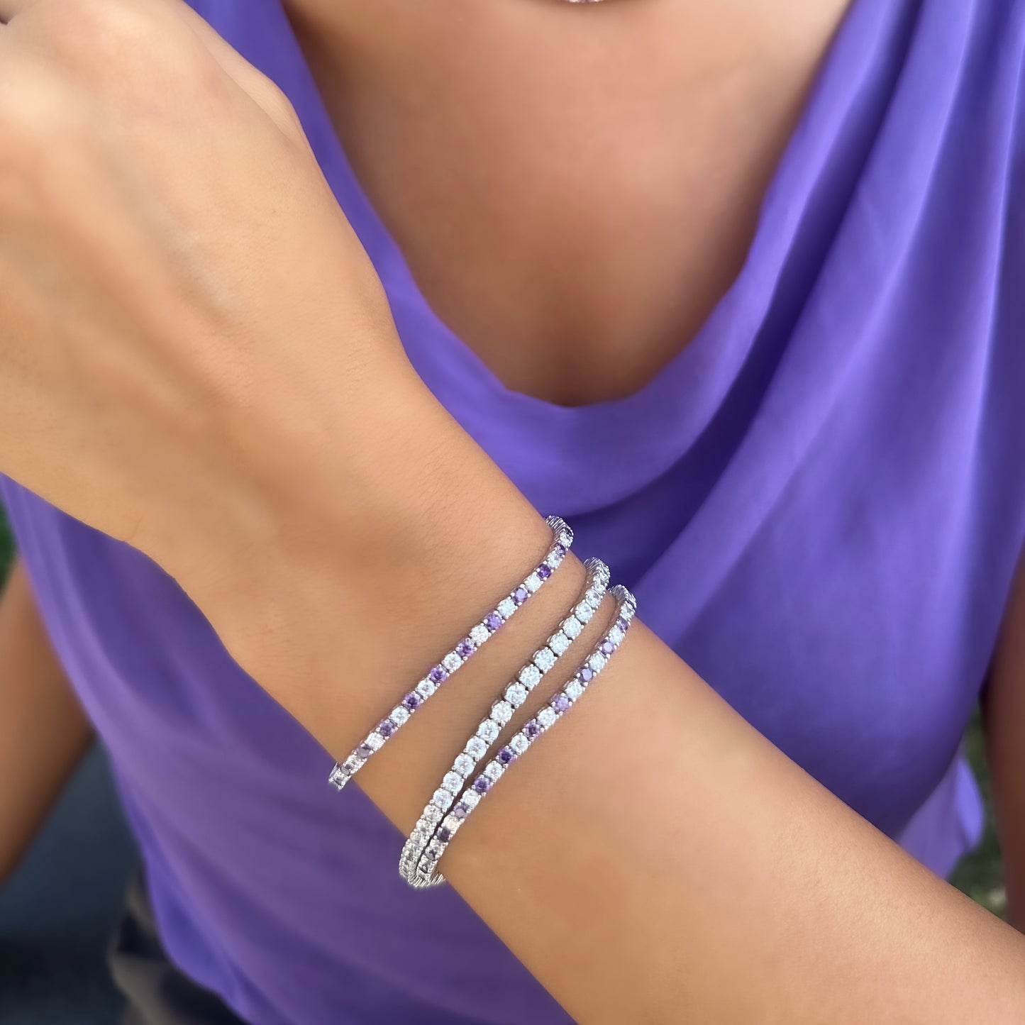 Three mm waterway bracelet
