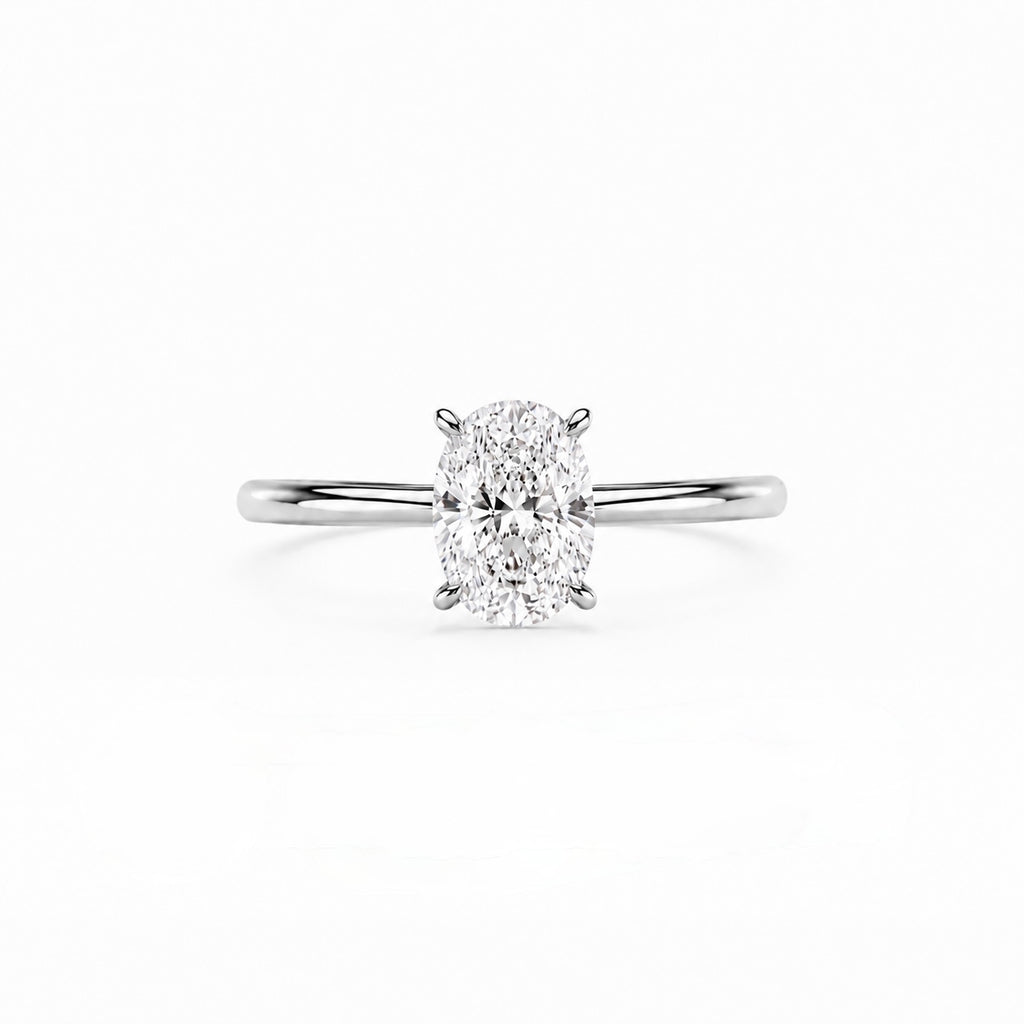 0,75 Karat Ovalring
