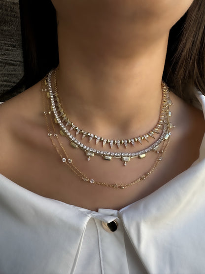 Taşlı Designer Kolye