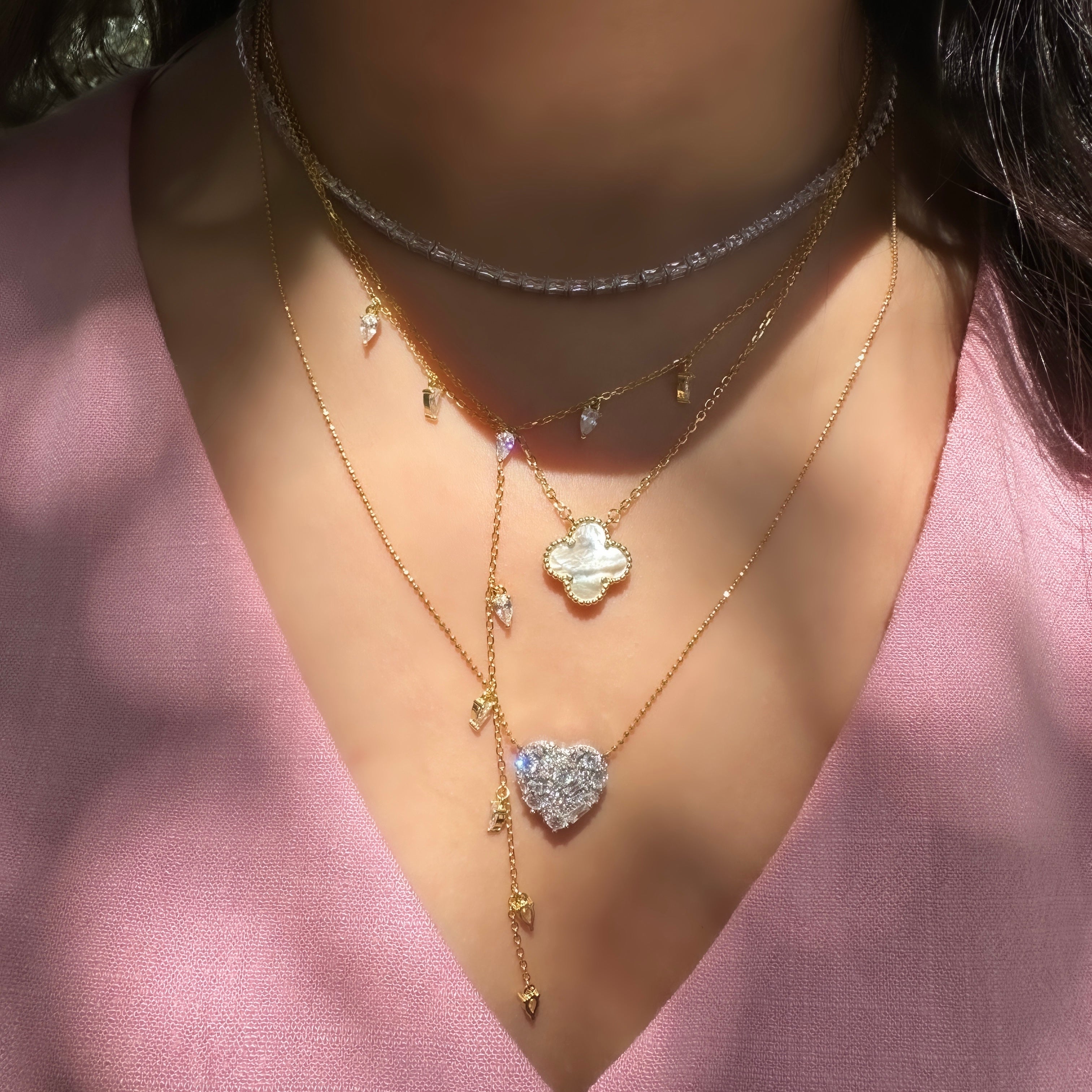 Vanessa Drop Sallantılı Y Kolye