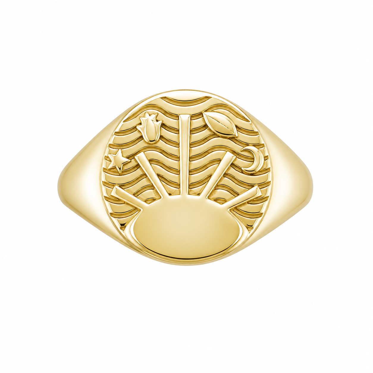 Detailierter Ring mit Figur