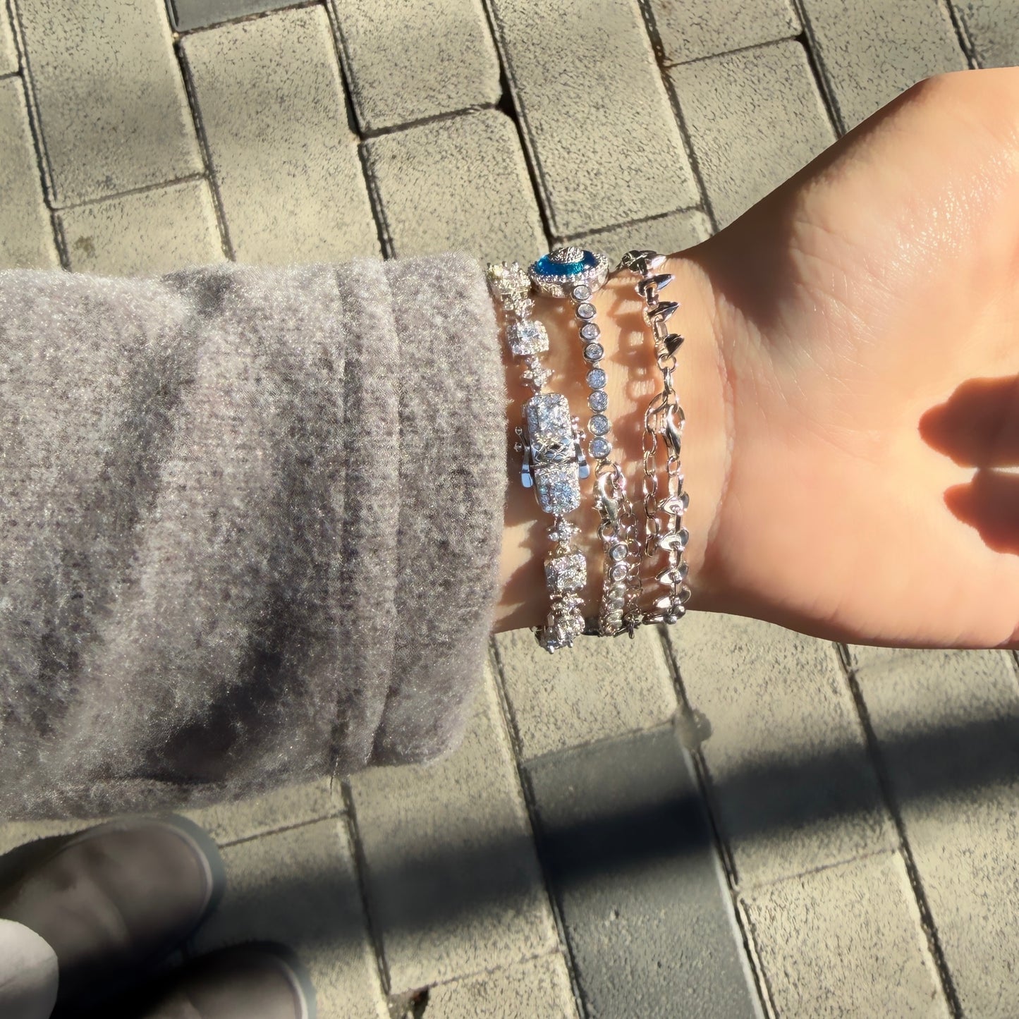 Markiz Taşlı Baget Bileklik