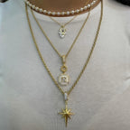 Weißer Emaille-Stein-Anhänger/Charm