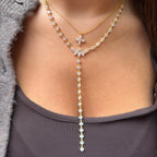 Taşlı Markiz Y Kolye