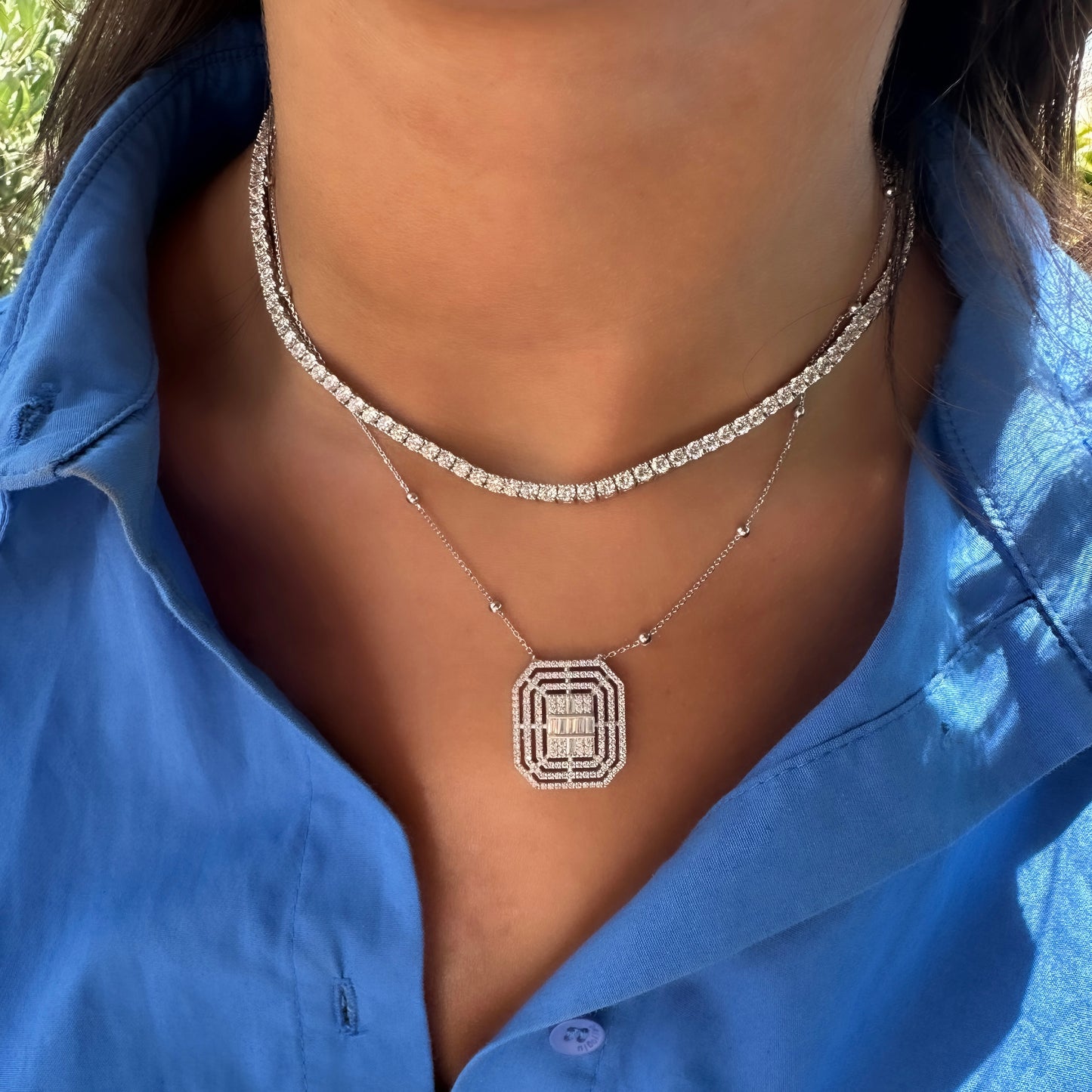 Three mm Waterway Necklace
