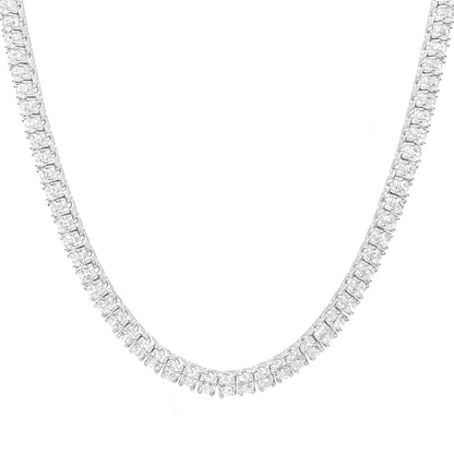 Four mm Moissanite Waterway Necklace