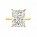 Stone Setting Radiant Baguette G-Color Ring