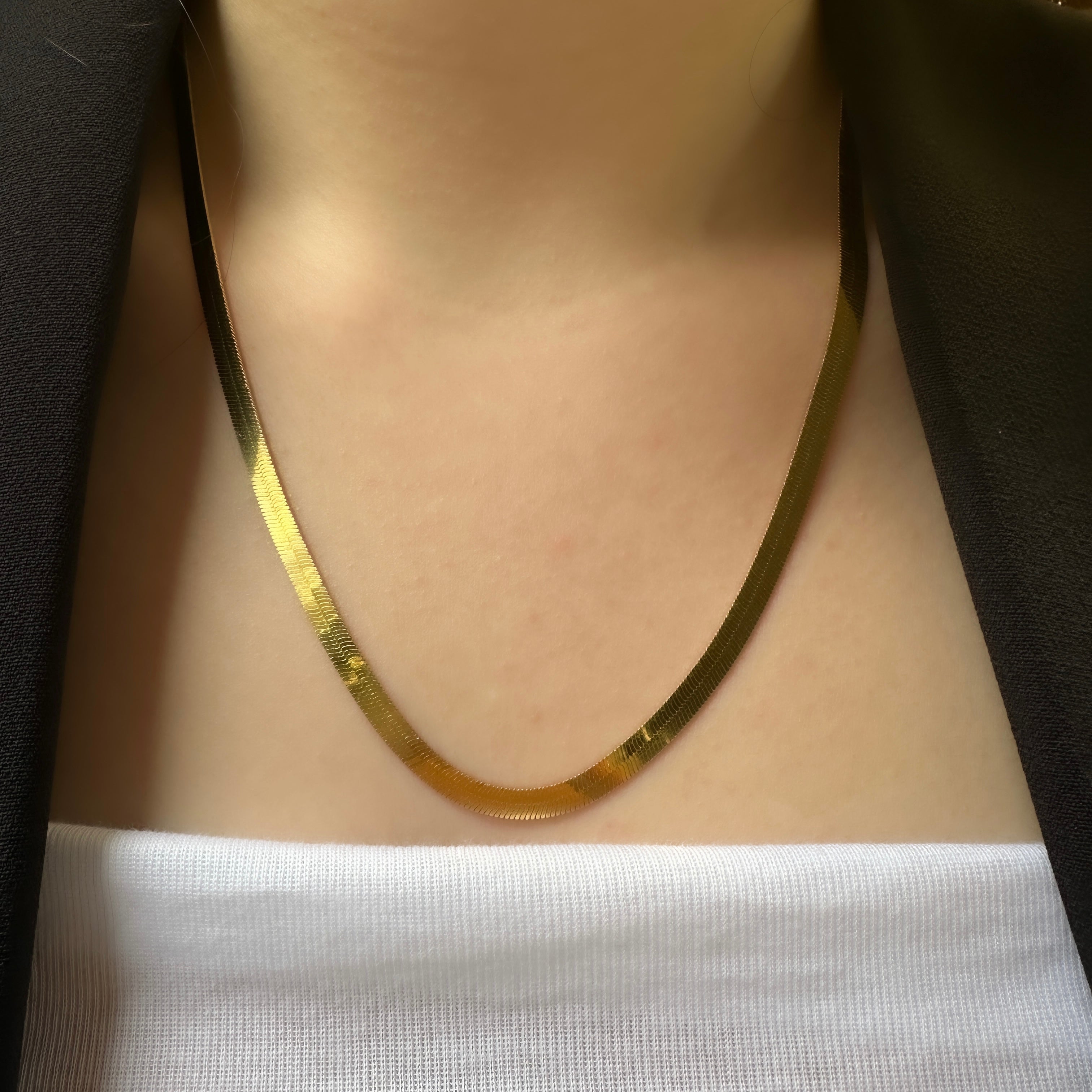 İki Renk İtalyan Yassı Zincir