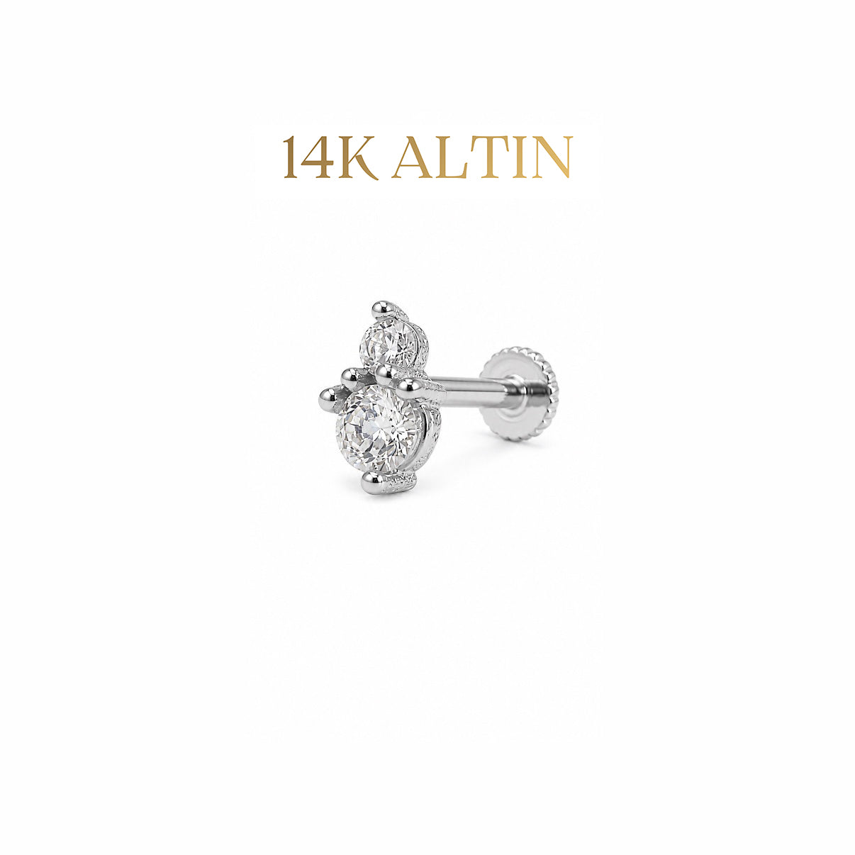 14K Mini Duo Piercing