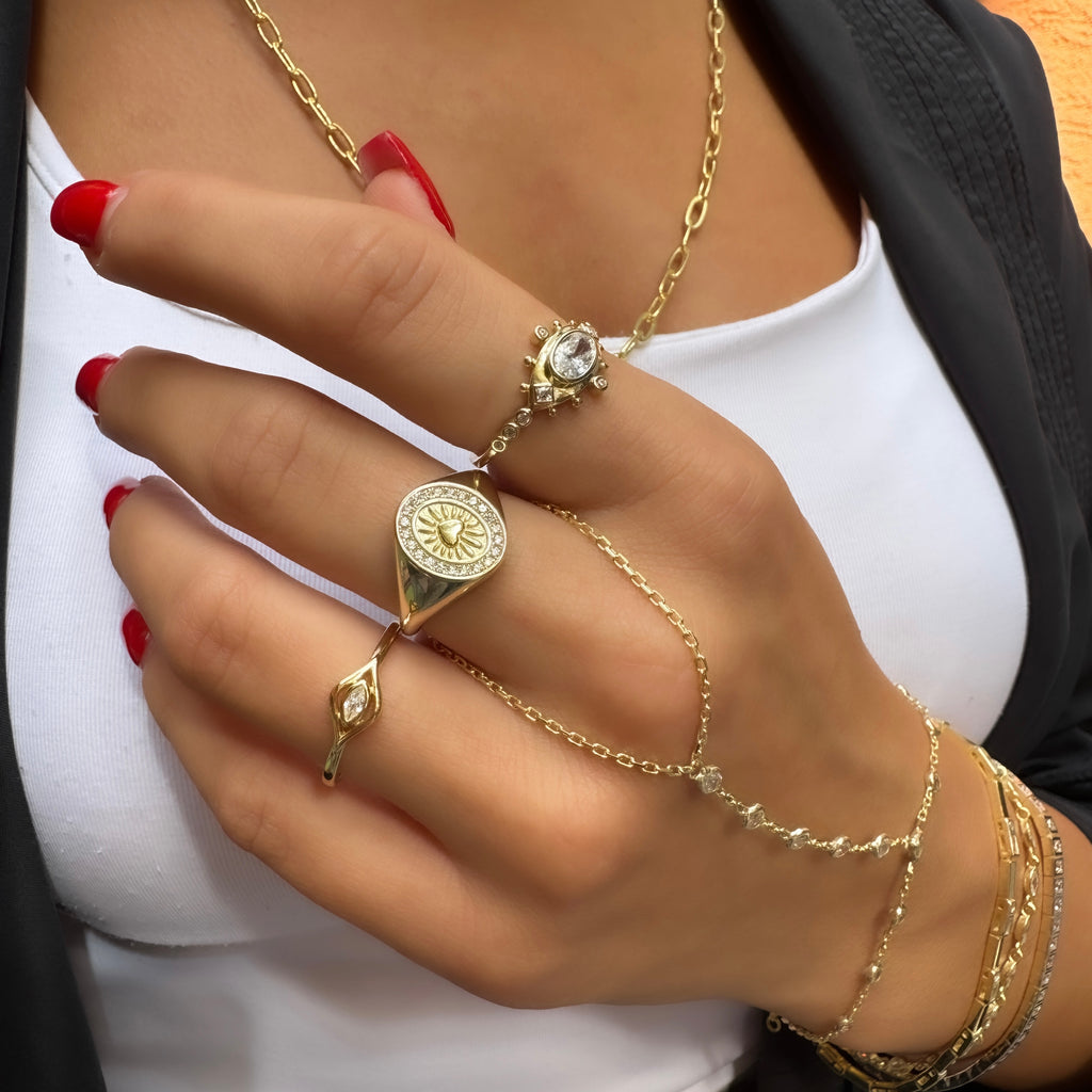 Becca Vintage Heart Yüzük