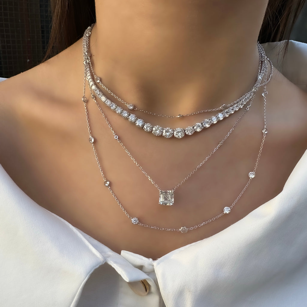Stone-Embellished Designer Necklace
