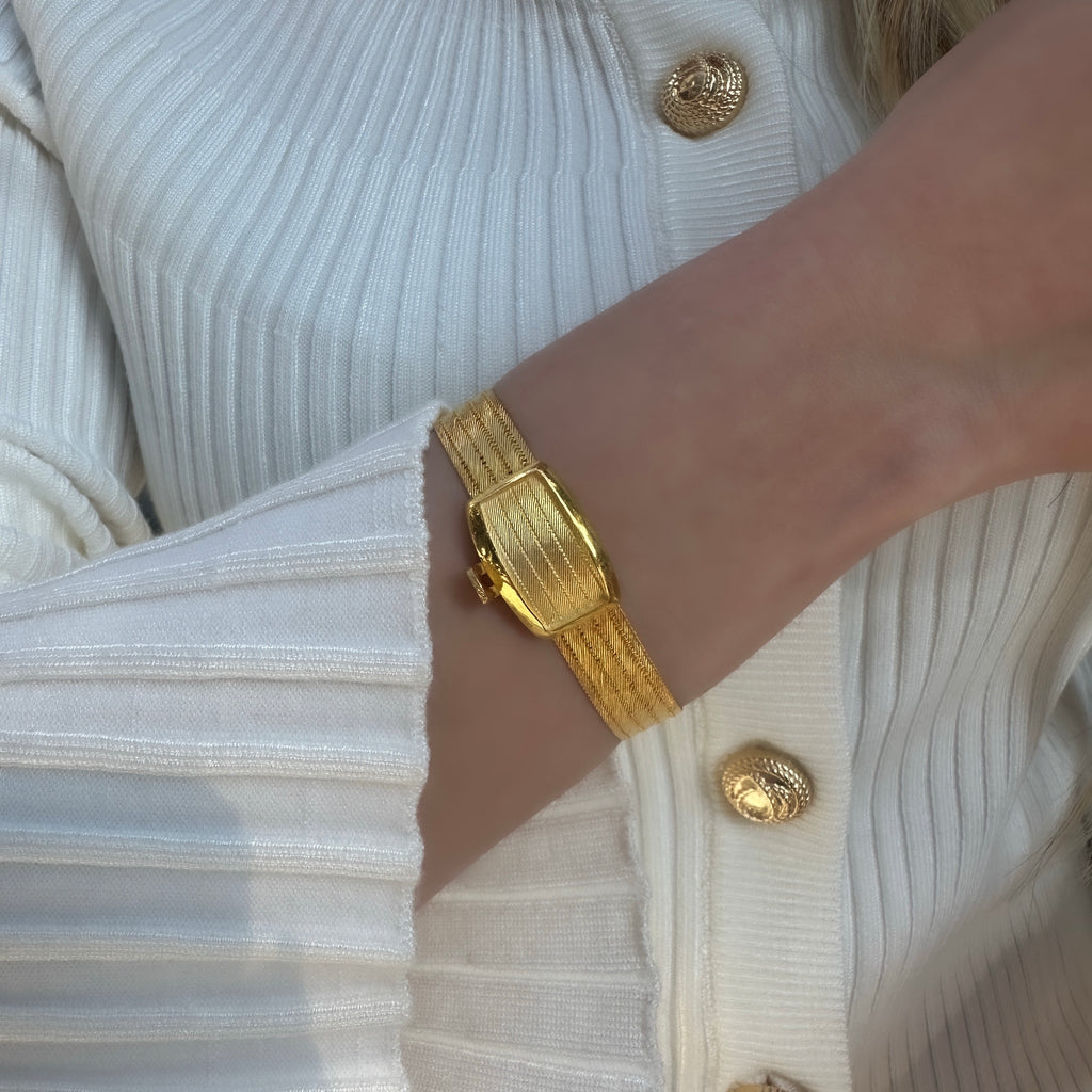 Silver Trabzon Wicker 5-Row Bracelet