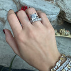 Vierkarätiger Solitärring