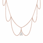 Damla Sallantılı Designer Choker Kolye