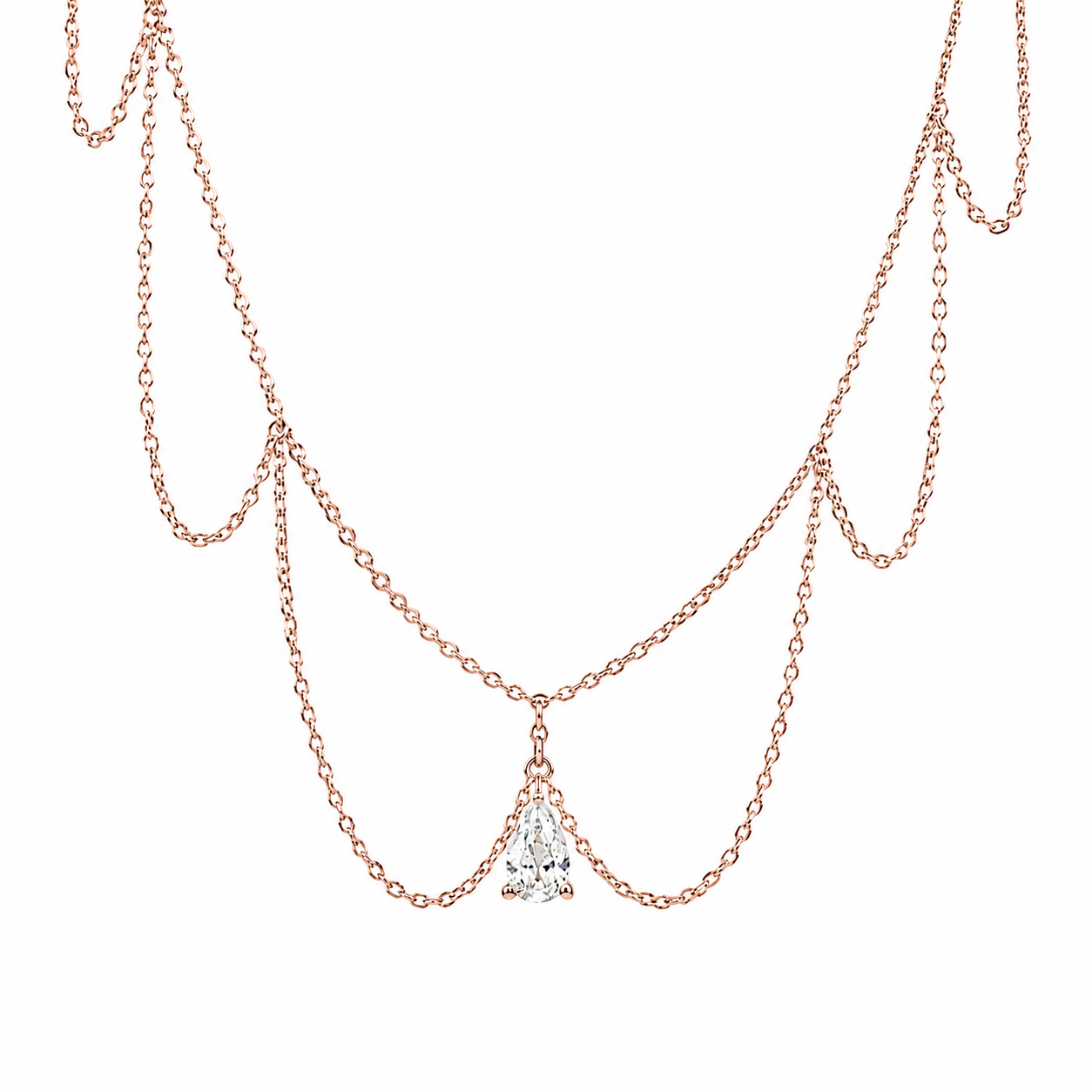 Damla Sallantılı Designer Choker Kolye