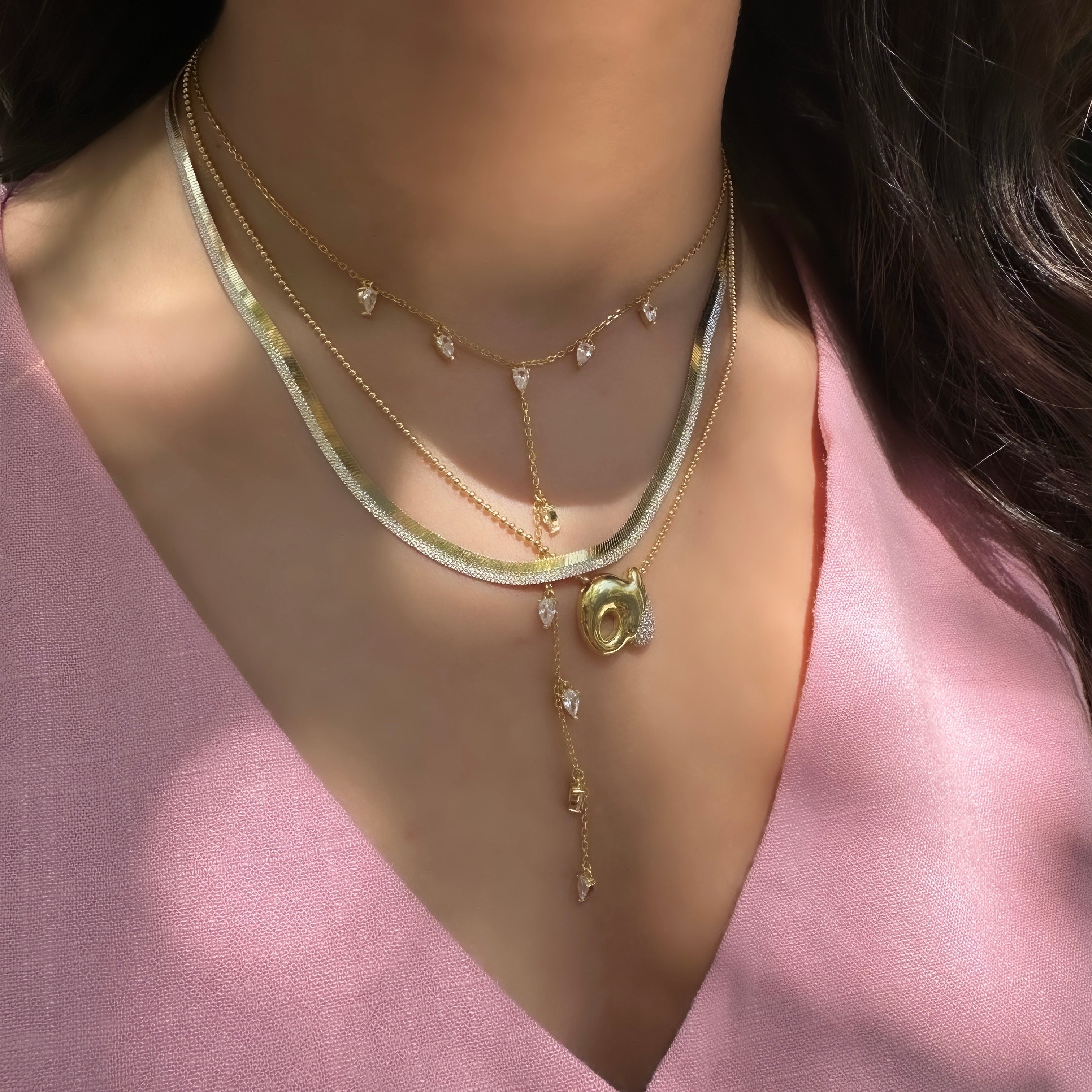 İki Renk İtalyan Yassı Zincir