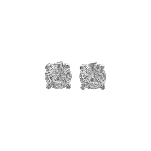 Five mm Solitaire Earring