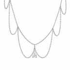 Damla Sallantılı Designer Choker Kolye