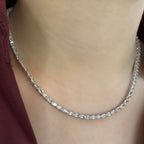 Baget Taşlı Tasarım Suyolu Kolye