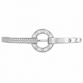 Rundes Modell Armreif mit Stein-Design