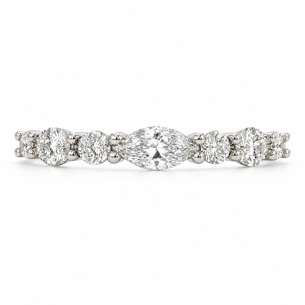 Marquise Cut Eternity Ring