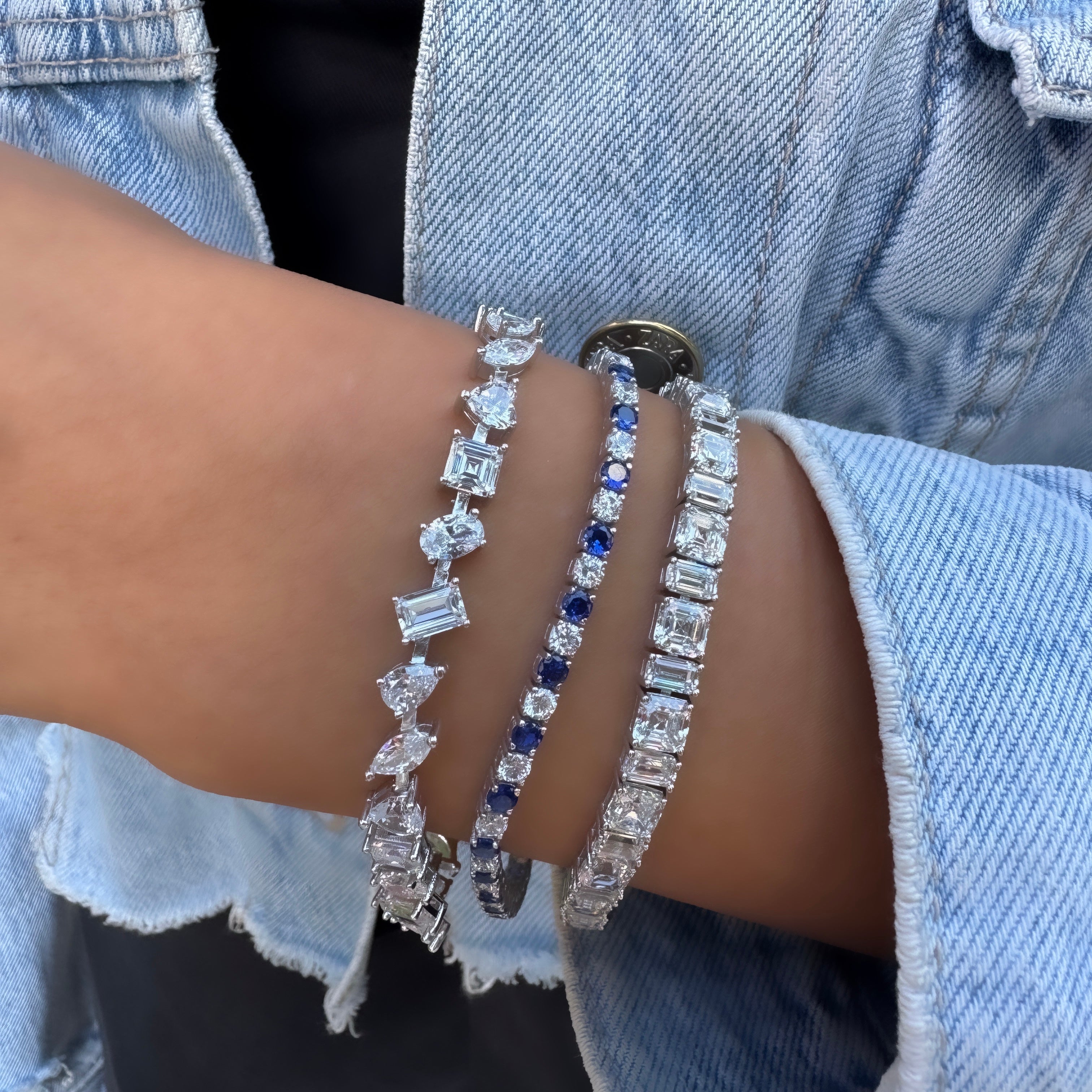 Karışık Taşlı Suyolu Bileklik