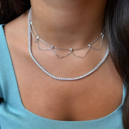 Taşlı Zincir Model Choker