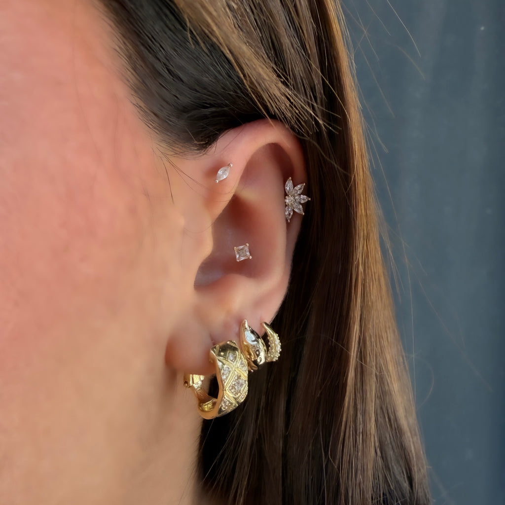 Markiz Taşlı Piercing