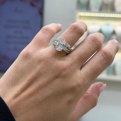 Damla Taşlı Stacking Yüzük