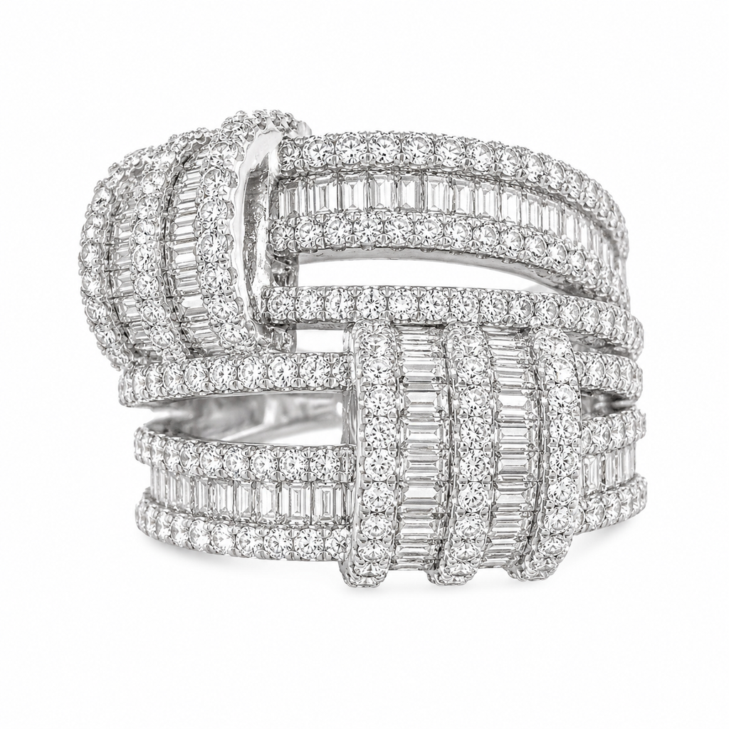 Ring im Baguette-Stein-Design