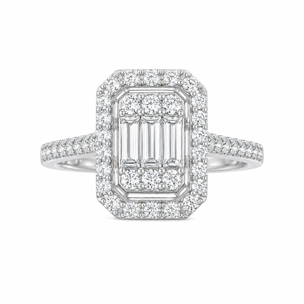 Baguette Solitaire Ring