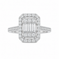 Baguette Solitaire Ring