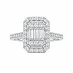 Baguette Solitaire Ring