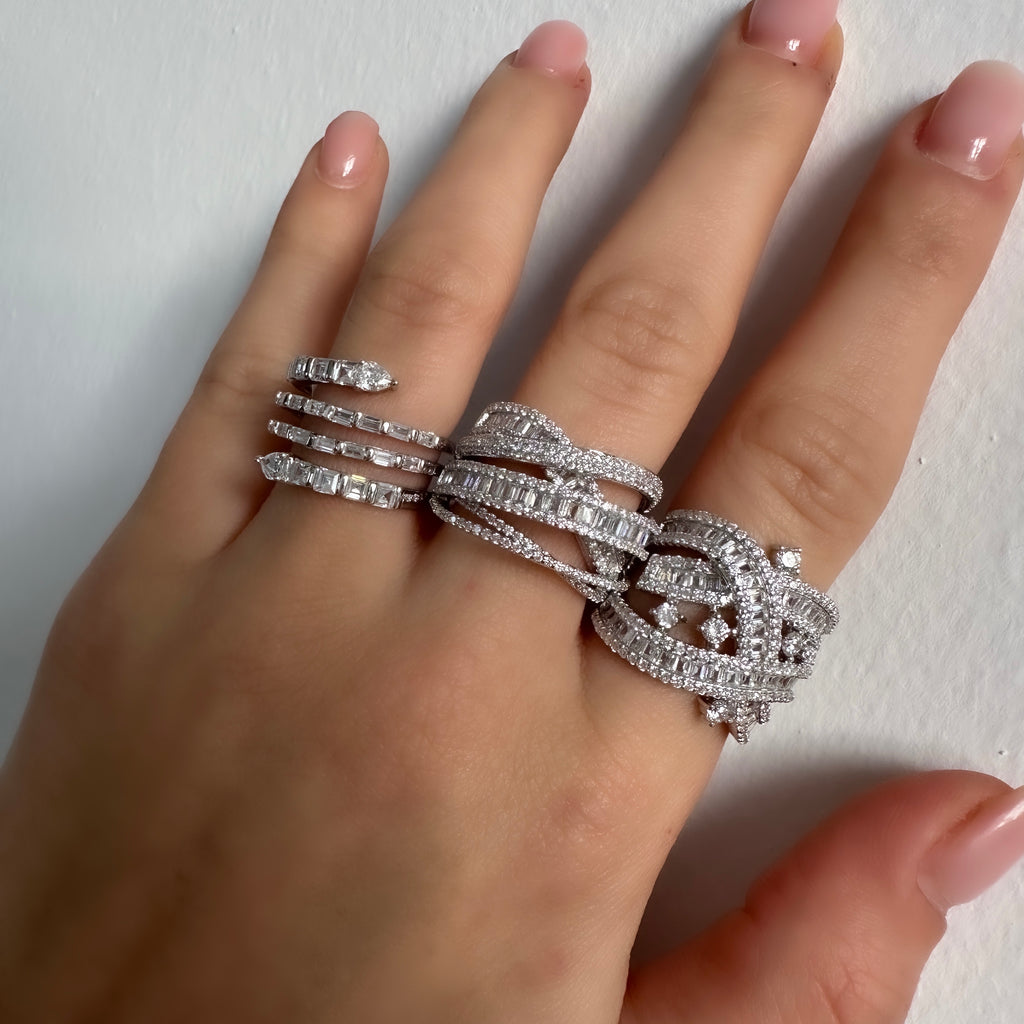 Mixed Stone Design Ring