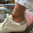 Üçgen Model Taşlı Halhal