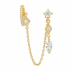 Emma Chain Drop Ohrringe