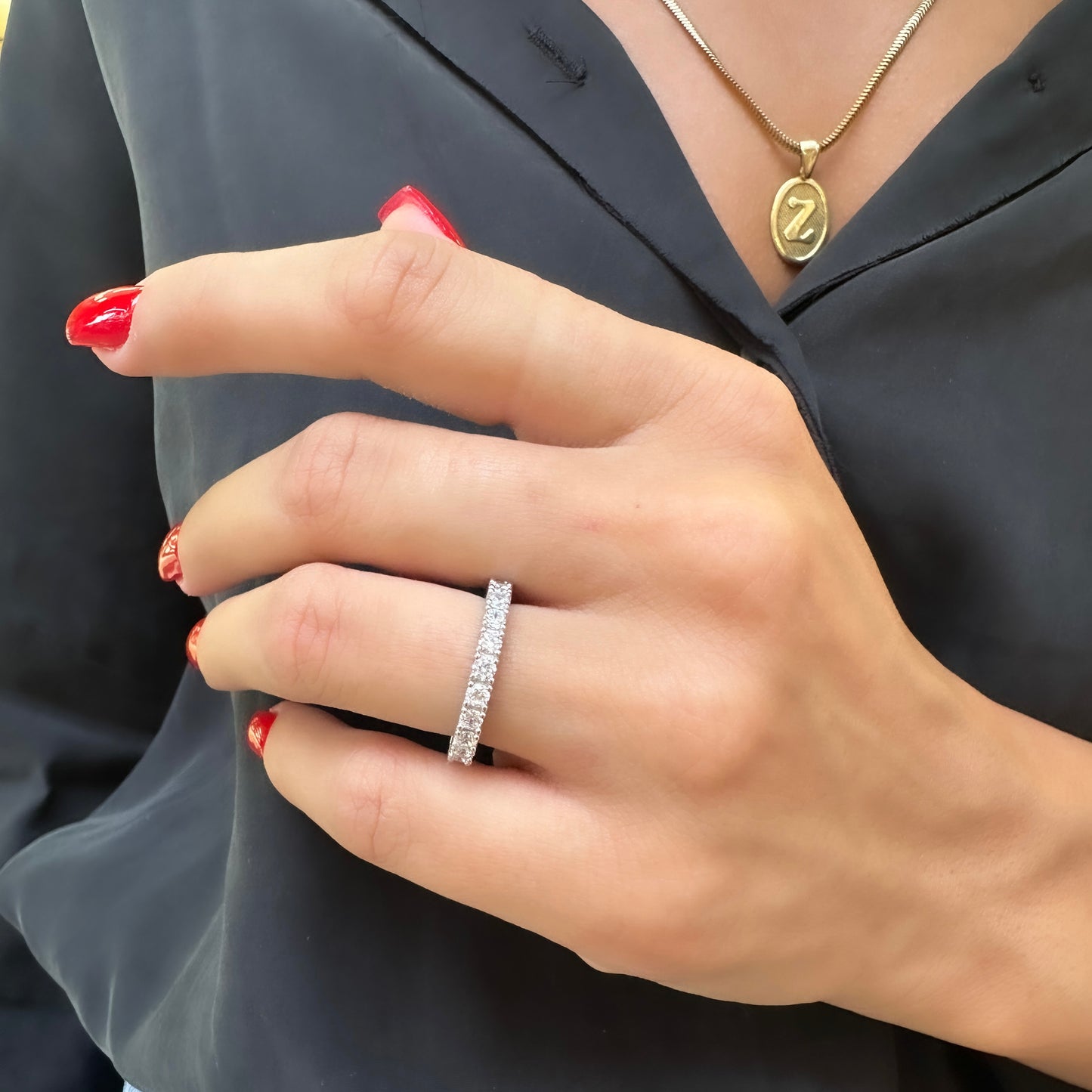Eternity Ring with Small Stones