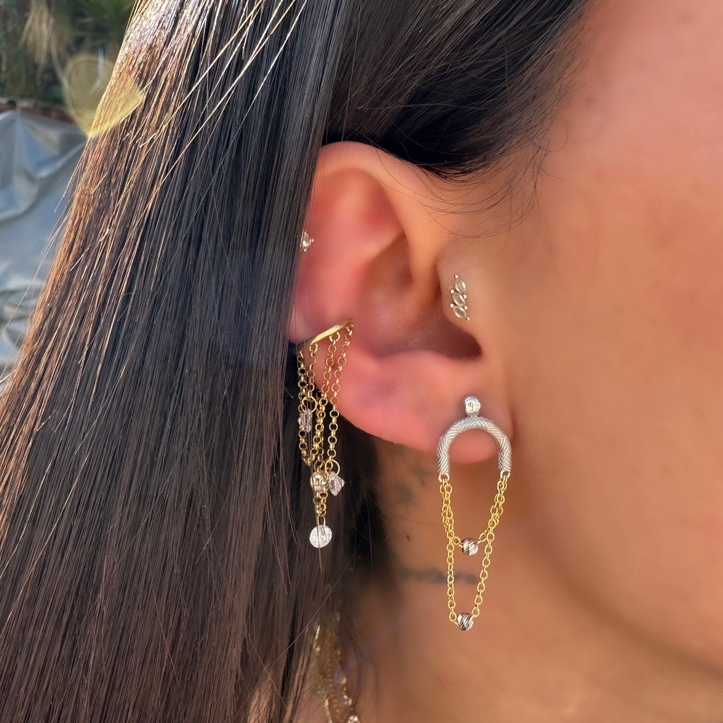 Serena Zincirli Küpe 4