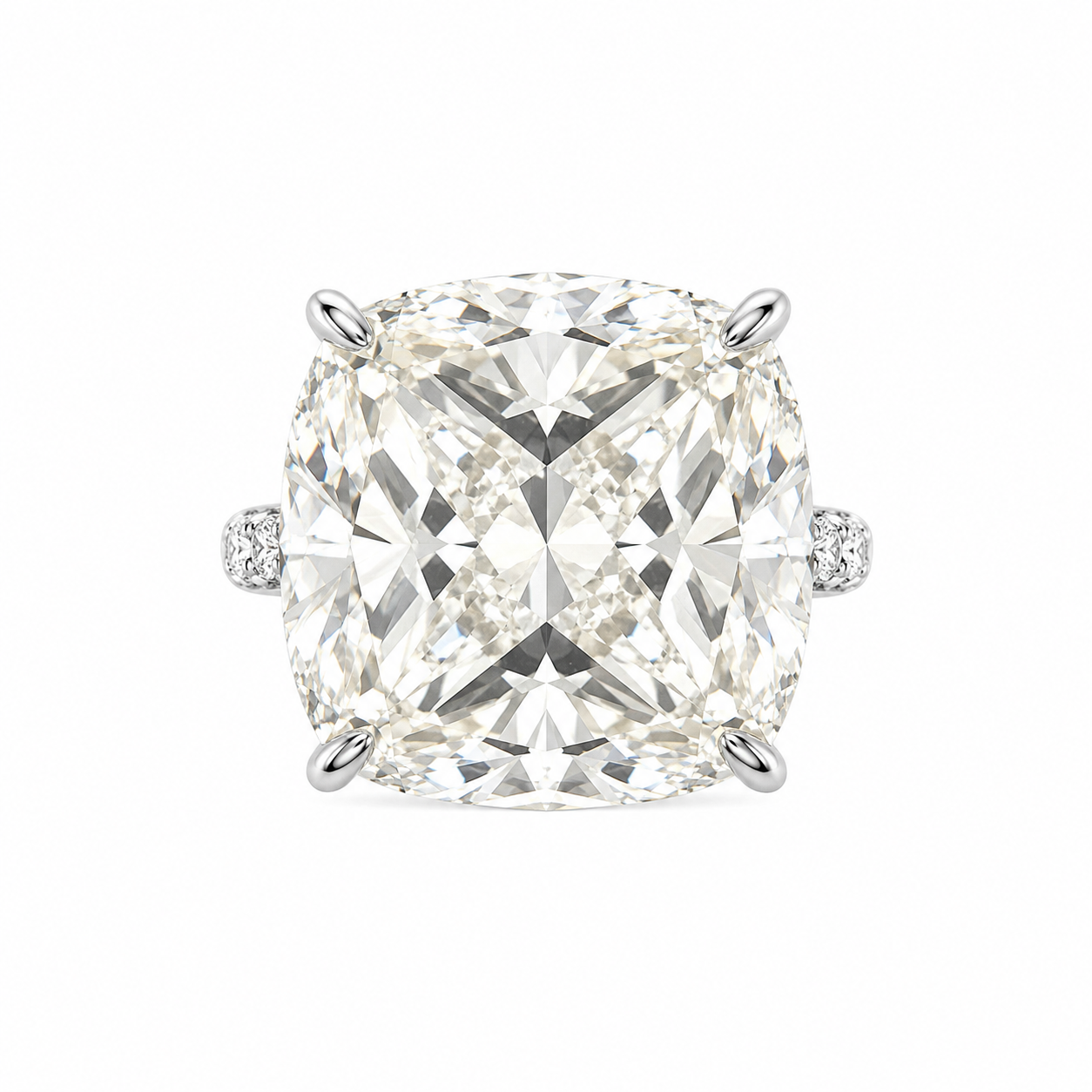 Zehn Karat G-Farbe Ring