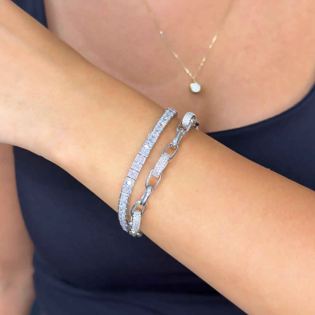 Two mm Square Waterway Bracelet