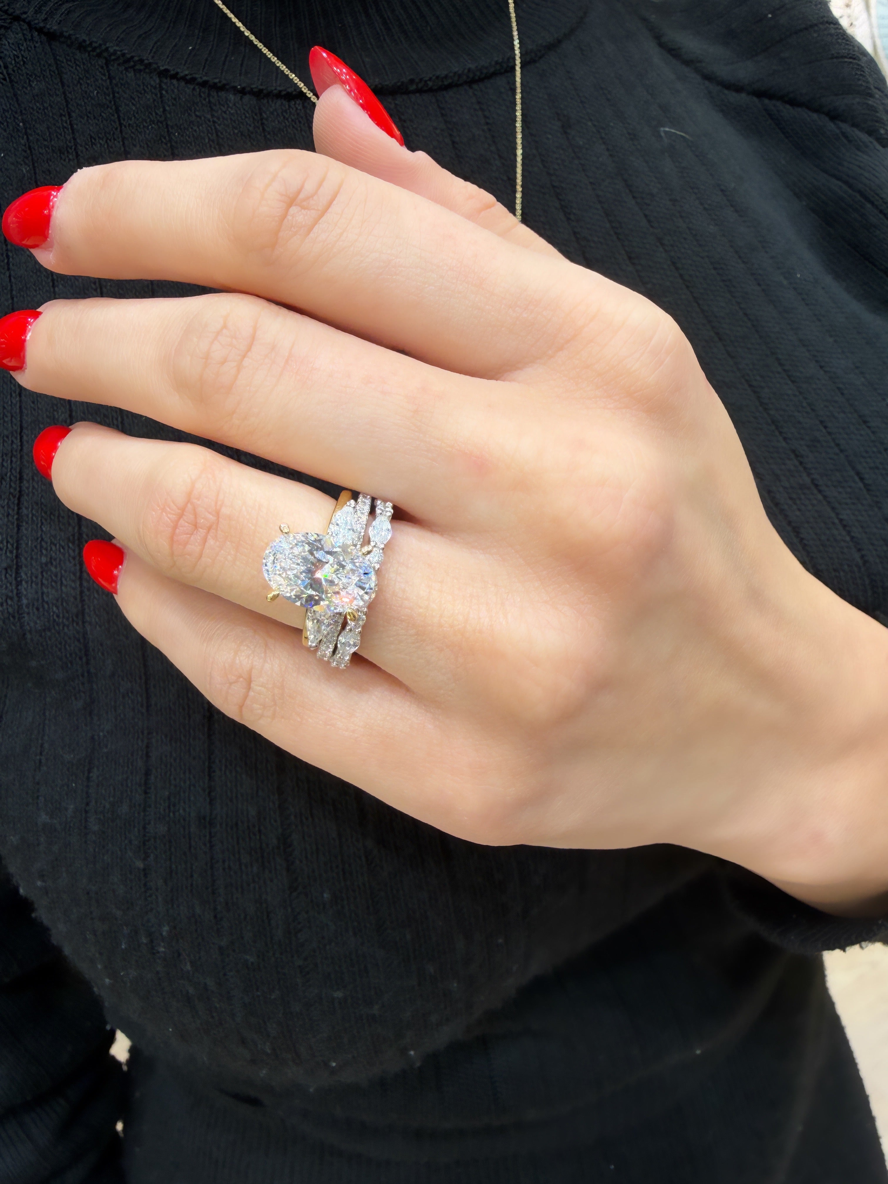 Markiz Taşlı İnce Tamtur Yüzük