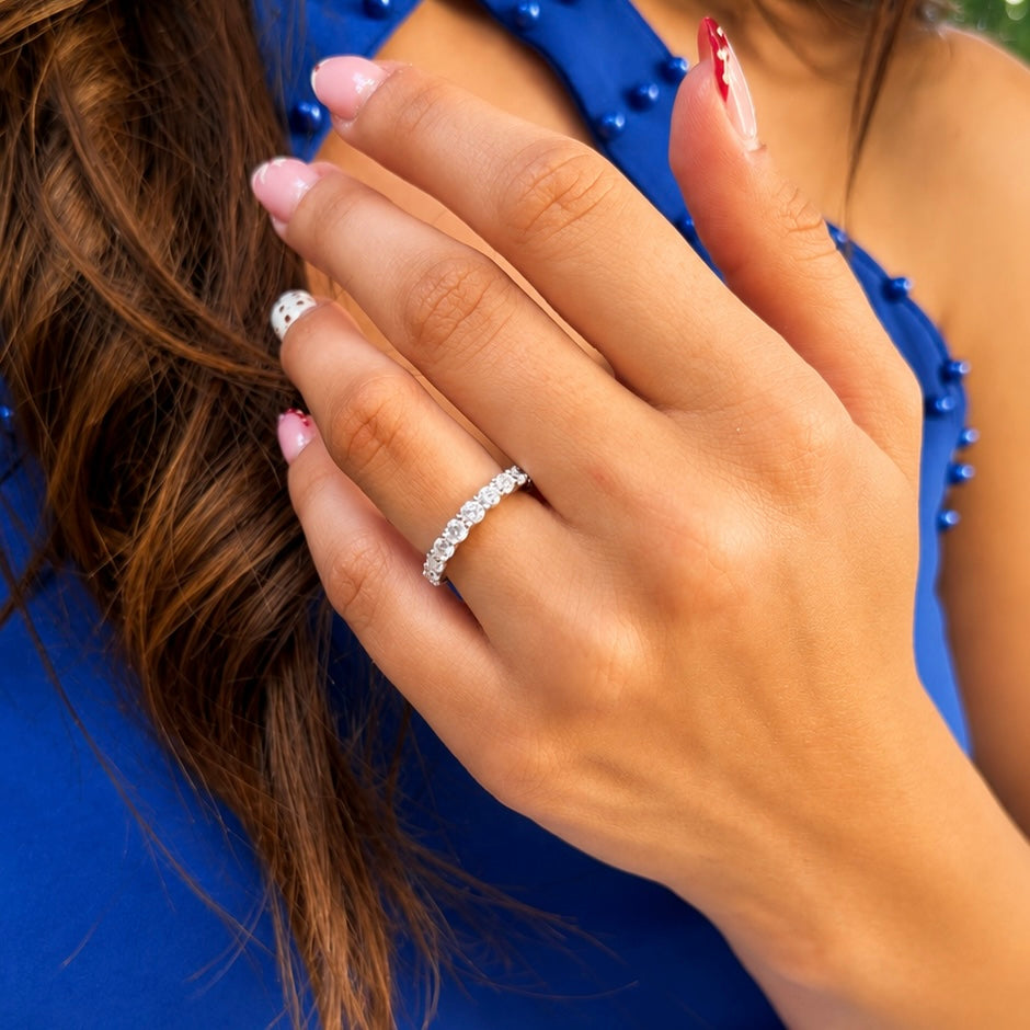 14K D-Color Eternity-Ring