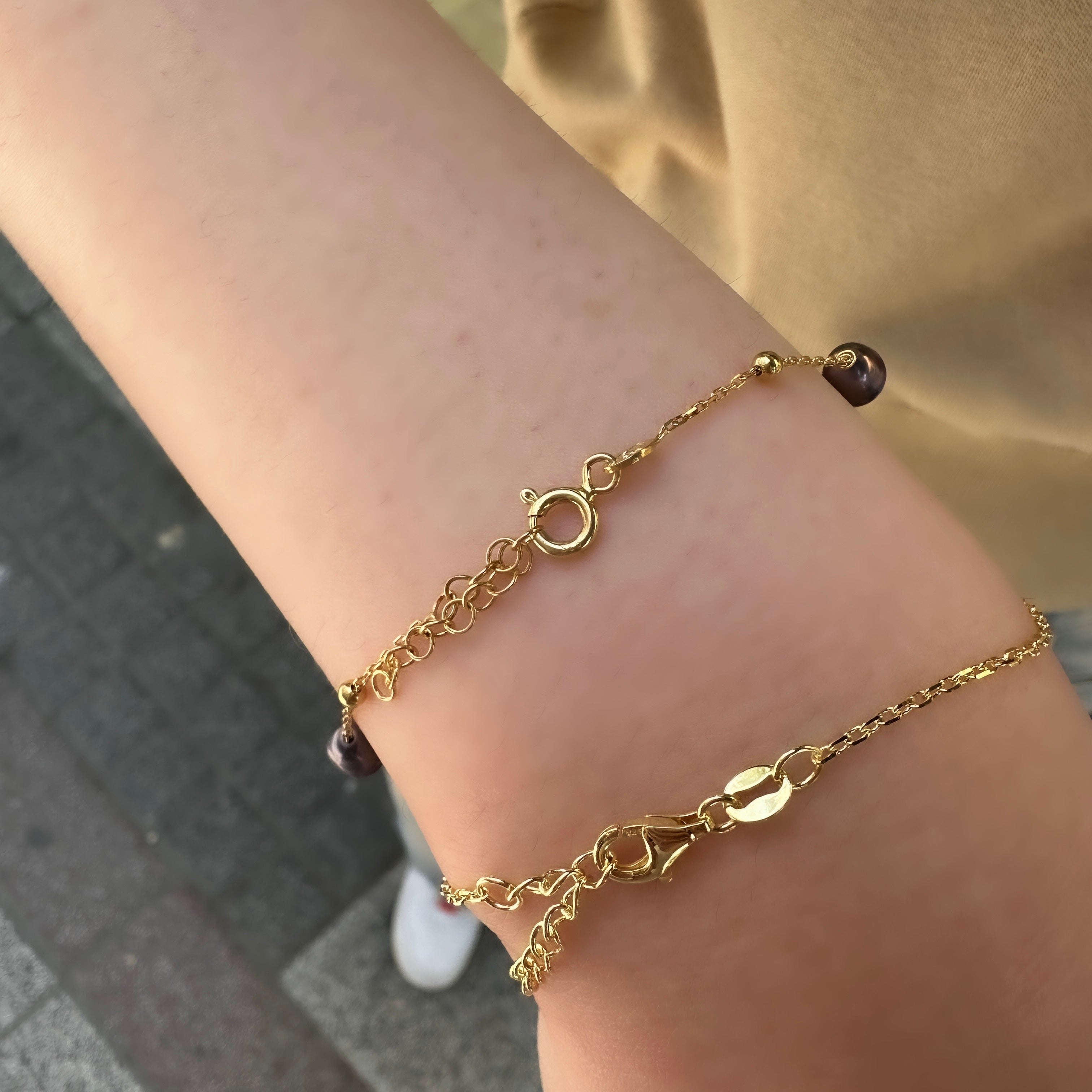 Siyah İnci Bileklik